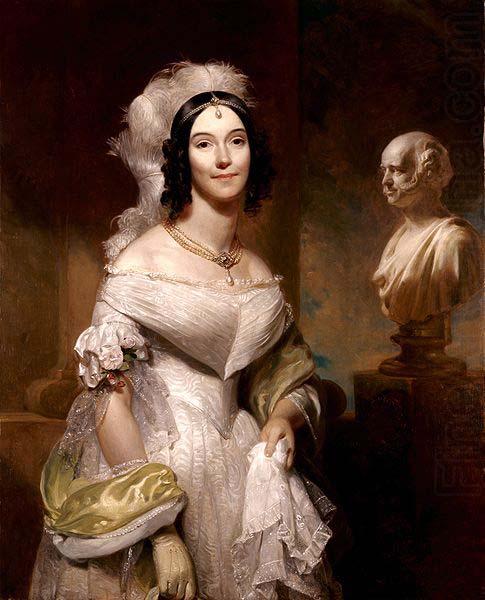 Portrait of Angelica Singleton Van Buren, unknow artist